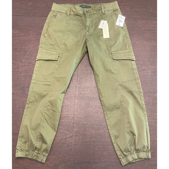 Sanctuary Rebel Cargo Pants Womens 29 Green Jogger Utility Surplus NWT Gorpcore - Picture 1 of 10